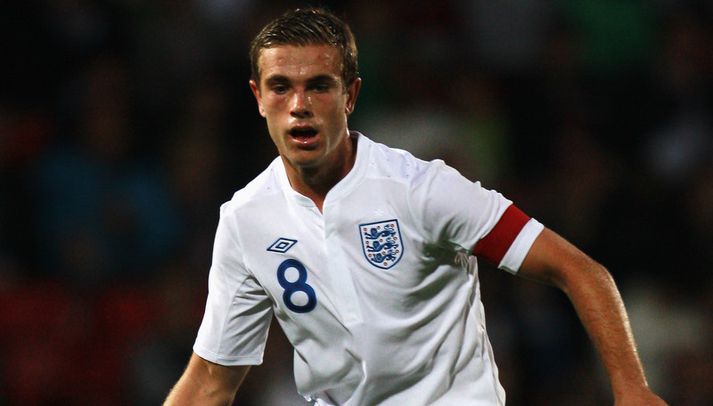Jordan Henderson er fyrirliði enska 21 árs landsliðsins.