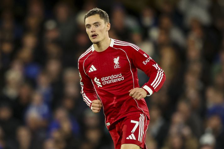 Þýski landsliðsmaðurinn Florian Wirtz hefur ekki enn skorað eða lagt upp mark í búningi Liverpool.