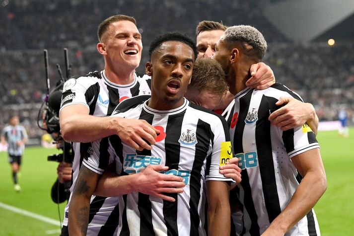 Joe Willock skoraði eina mark leiksins er Newcastle lagði Chelsea.
