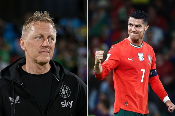 Cristiano Ronaldo mætir Heimi Hallgrímssyni og lærisveinum hans í írska landsliðinu með því portúgalska í Dublin á morgun