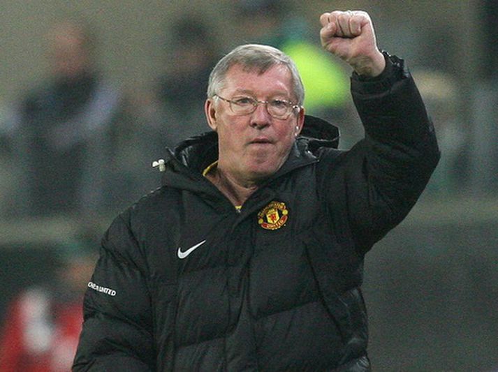 Sir Alex Ferguson, stjóri Manchester United.