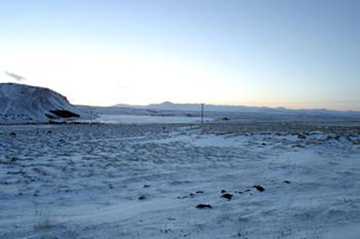 Við Hafravatn.