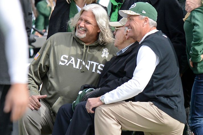 Rob Ryan og Rex Ryan eru hér með föður sínum Buddy Ryan.