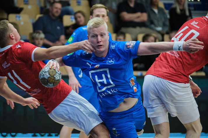 Loftur Ásmundsson og félagar spilar áfram í Olísdeild karla næsta vetur.