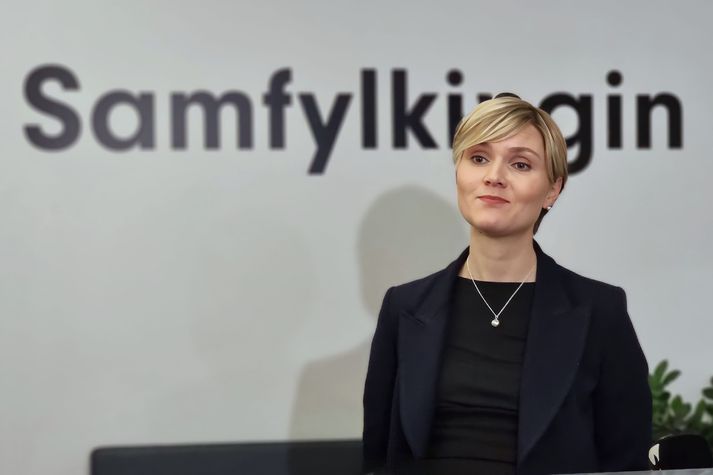 Kristrún Frostadóttir, formaður Samfylkingar, mætti vel við una ef gengið yrði til kosninga á morgun.