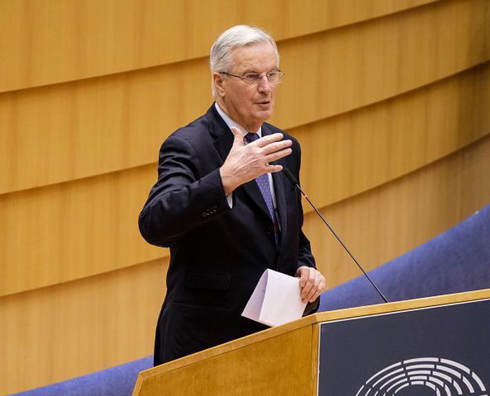 Michel Barnier, aðalsamningamaður Evrópusambandsins, sagði leiðina að samningi þrönga.