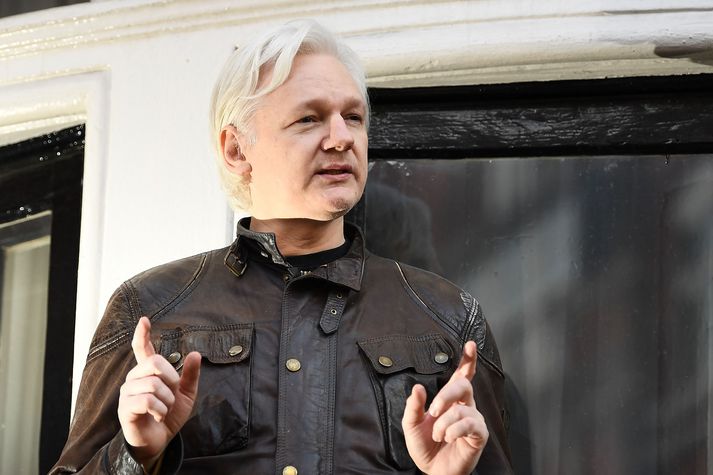 Julian Assange, stofnandi Wikileaks.