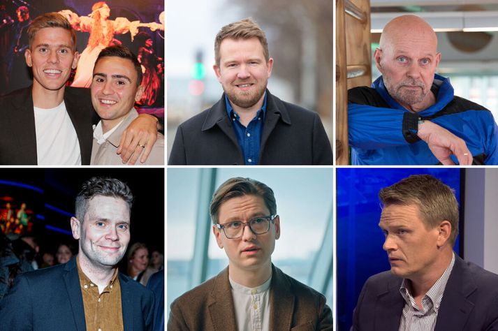 Félög þessara lista- og fjölmiðlamanna rötuðu á lista Viðskiptablaðsins yfir sameignar- og samlagsfélög sem högnuðust mest í fyrra.