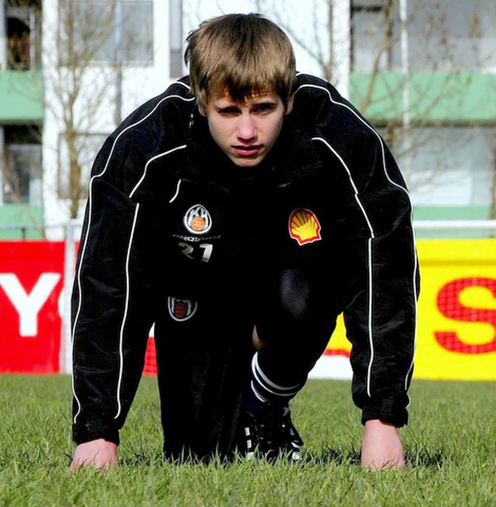 Gunnar Kristjánsson er hann var á mála hjá KR árið 2005.