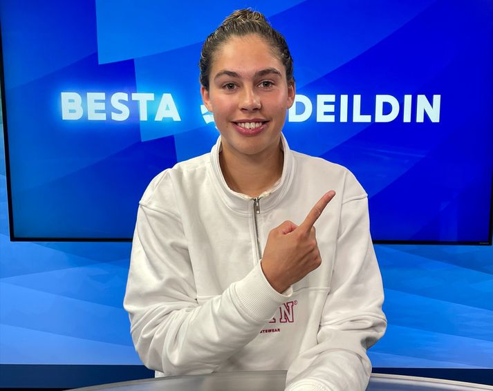 Bryndís Arna Níelsdóttir hefur komið að fjórtán mörkum í tólf leikjum með Val í Bestu deildinni í sumar.