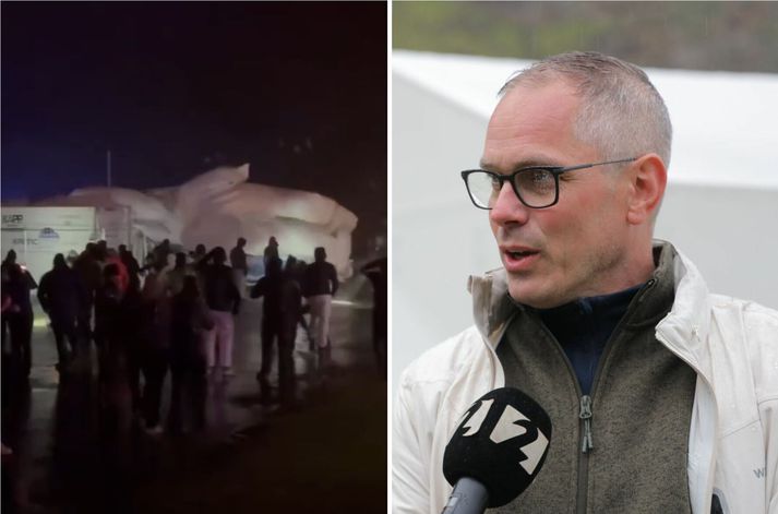 Jónas Guðbjörn Jónsson, formaður Þjóðhátíðarnefndar, segir skipuleggjendur nú meta aðstæður og umfang skemmda.