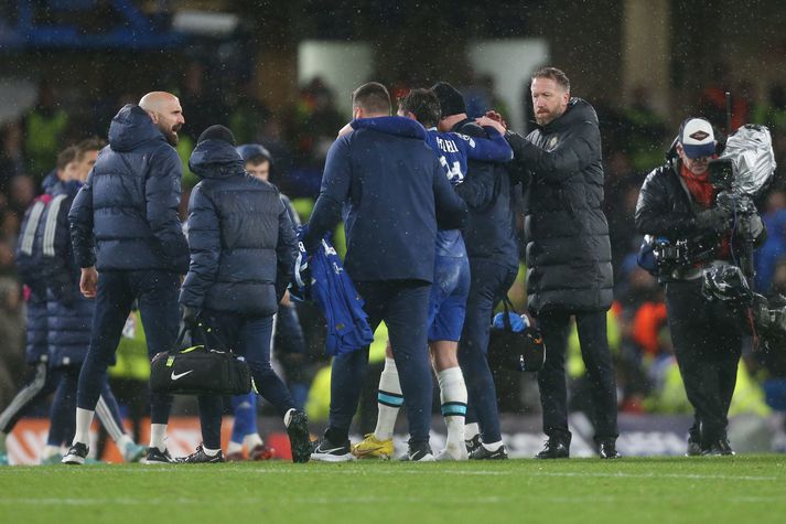 Chilwell meiddist í leiknum gegn Dinamo Zagreb í Meistaradeildinni.