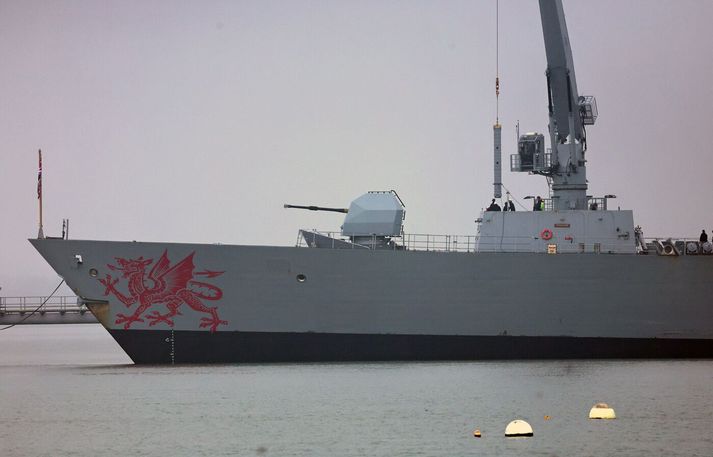 Breski tundurspillinn HMS Dragon. Bretar vilja auka samvinnu sjóherja á norðurslóðum og í norðanverðri Evrópu til muna. Ísland hefur skrifað undir viljayfirlýsingu um þátttöku í samstarfinu.