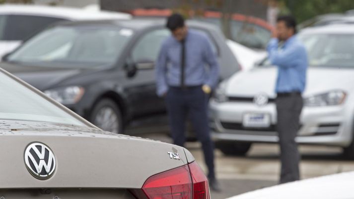 Volkswagen bílasala í Bandaríkjunum.