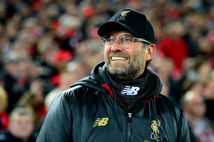 Klopp bíður væntanlega spenntur eftir drættinum.