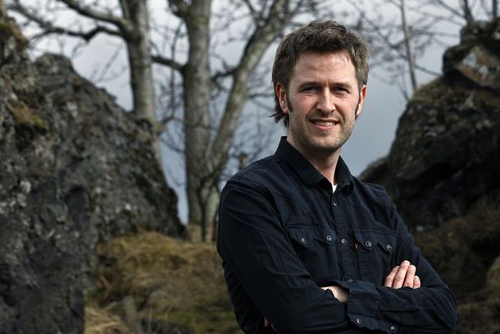 gunnar björn Harðneitar að tjá sig um það hvort ekki sé öruggt að Siggi Sigurjóns, Laddi, Steinn Ármann og fleiri frægir sveitungar hans fái hlutverk í Skaupinu.
fréttablaðið/stefán