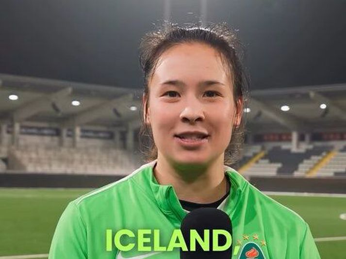 Katie Duong er mætt með Breiðabliki til Svíþjóðar í sannkallaðan stórleik.