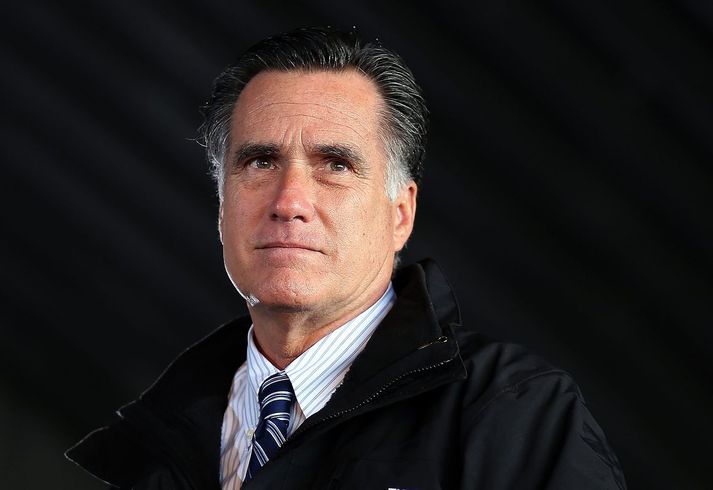 Mitt Romney hvetur félaga í Repú­blikanaflokknum til að hafna framboði Donalds Trump.