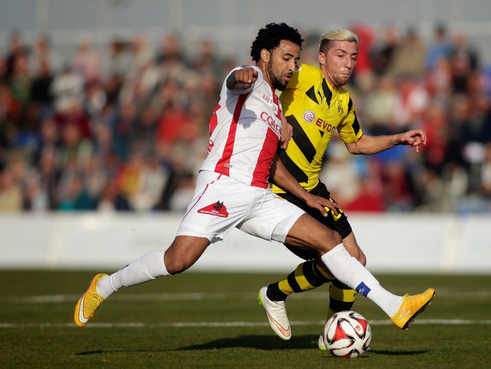 Carlitos var á skotskónum fyrir Sion í úrslitaleiknum í dag.