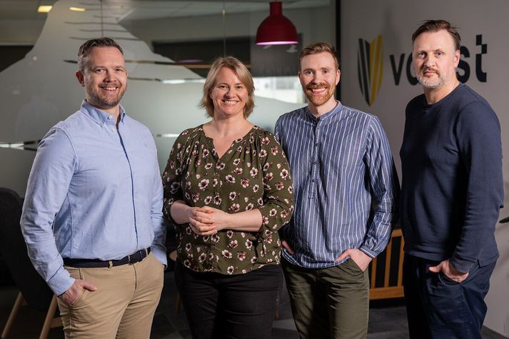 Helgi Skúli Friðriksson, Hrefna Marín Gunnarsdóttir, Þorgeir Eyfjörð Sigurðsson og Stefán Már Kjartansson.
