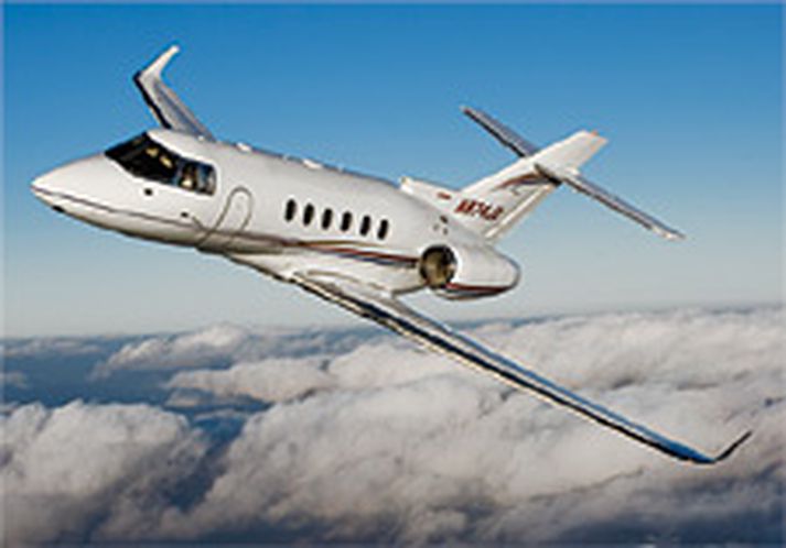 Hawker 850 flugvél.