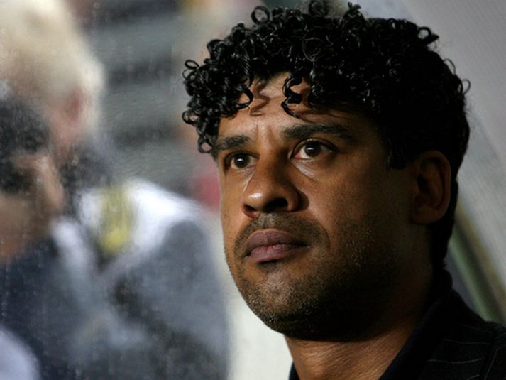 Frank Rijkaard, fyrrum þjálfari Barcelona.