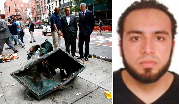 Ahmad Khan Rahami er eftirlýstur vegna sprengingarinnar.