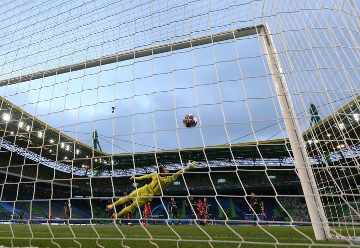 Fyrsta mark Gnabry var stórglæsilegt í alla staði.