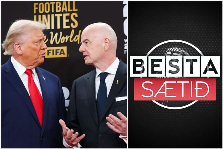 Vinirnir Trump og Infantino eru ekki hættir að bralla saman.