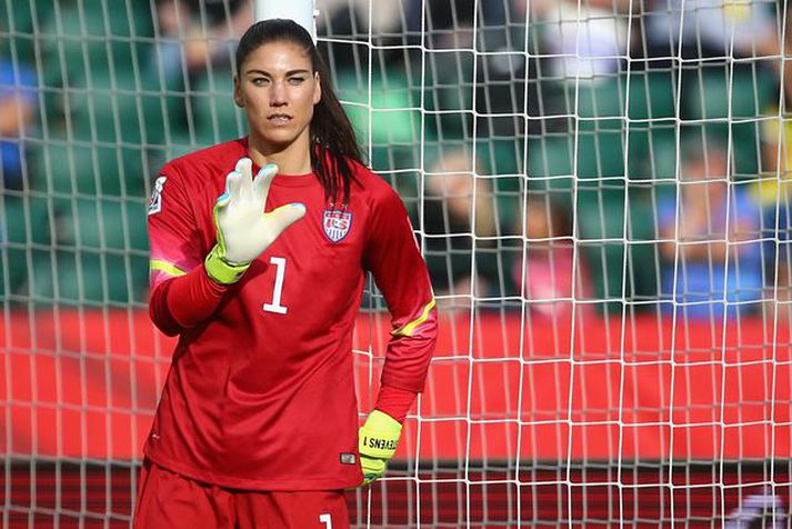 Hope Solo spilaði alls 202 A-landsleiki fyrir Bandaríkin.
