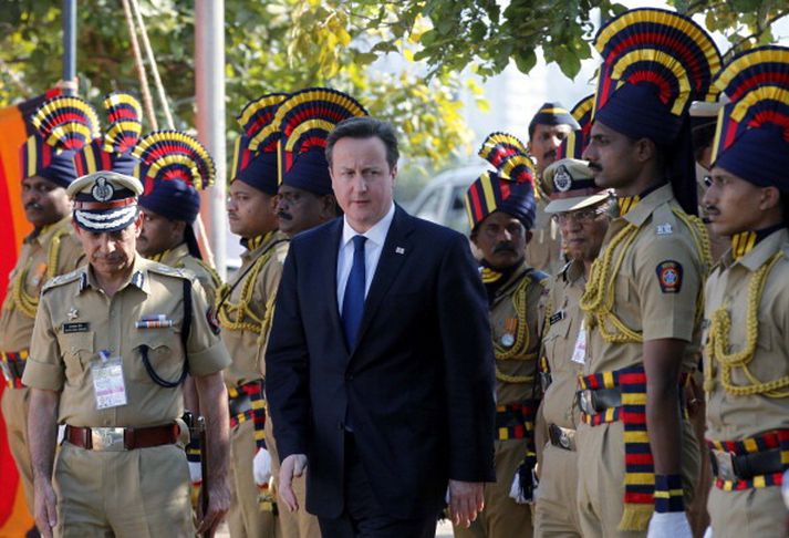 David Cameron er í Mumbai.