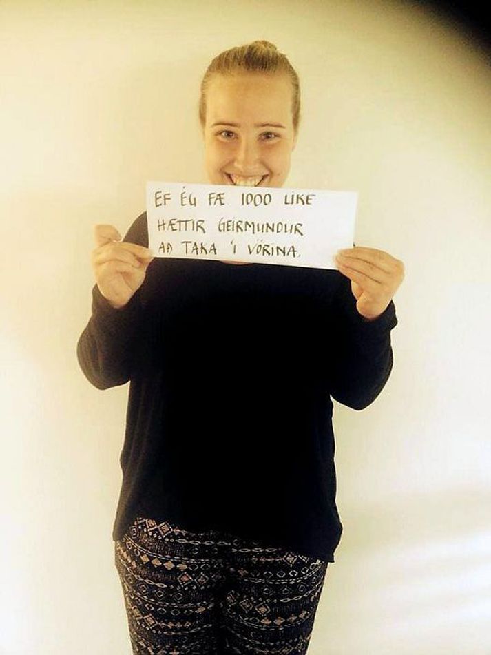Íris segir að kærastinn hafi haft litla trú á áskoruninni í upphafi. Hún hafi hins vegar verið staðráðin í því að ná markmiðinu.