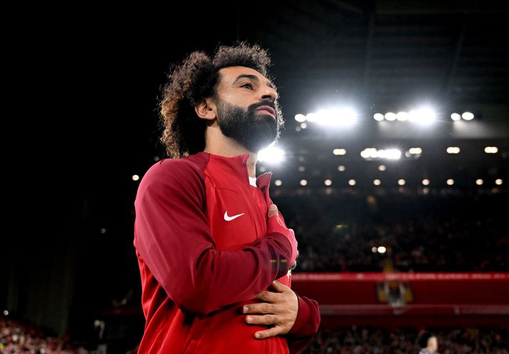 Mohamed Salah hefur spilað vel með Liverpool liðinu á tímabilinu.