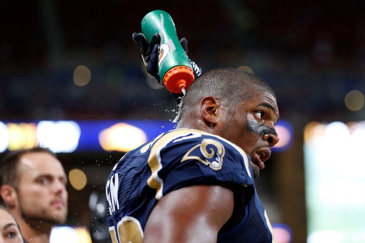 Michael Sam í leik með Rams.