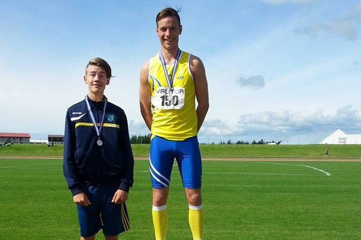 Styrmir Dan Steinunnarson er hér efstur á palli eins og oft á árinu 2014.