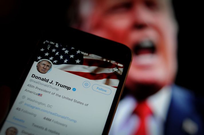 Donald Trump er afar virkur á Twitter.