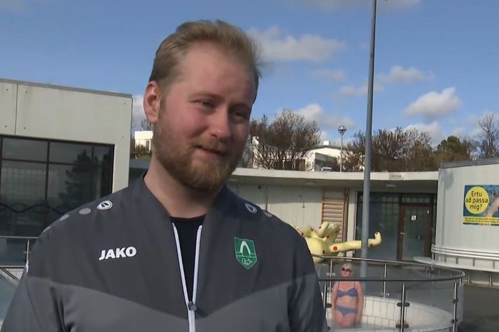 Benedikt Sveinsson er vaktstjóri í sundlaug Kópavogs.