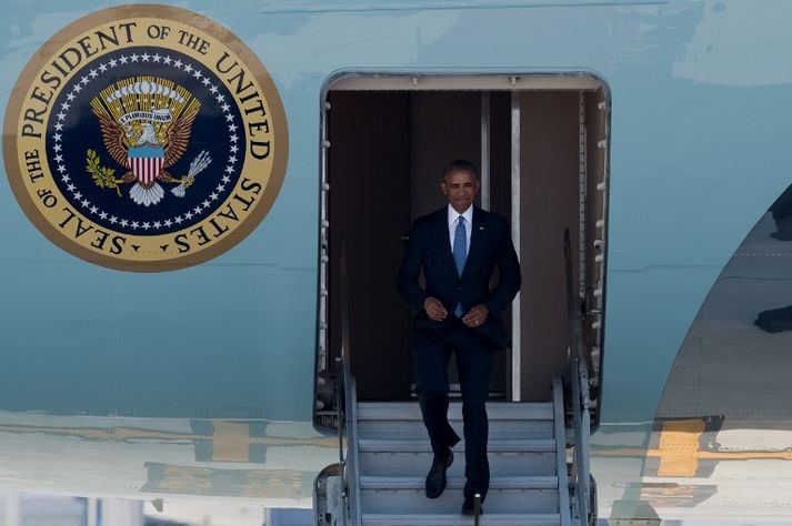 Barack Obama Bandaríkjaforseti mætti ásamt öðrum til fundar leiðtoga G20-ríkjanna í kínversku borginni Hangzhou fyrr í dag.