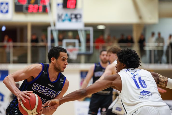 Jordan Semple sýndi afbragð varnarleik á lokamínútunum.