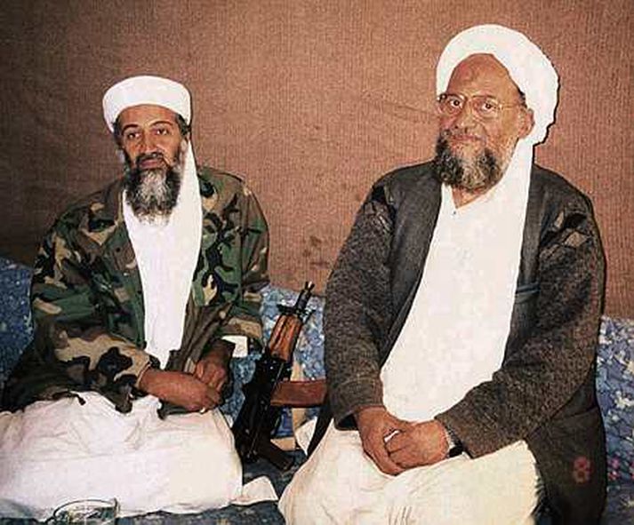 Osama bin Laden og Ayman al-Zawahiri voru lítt hrifnir af Múhameðsteikningunum.