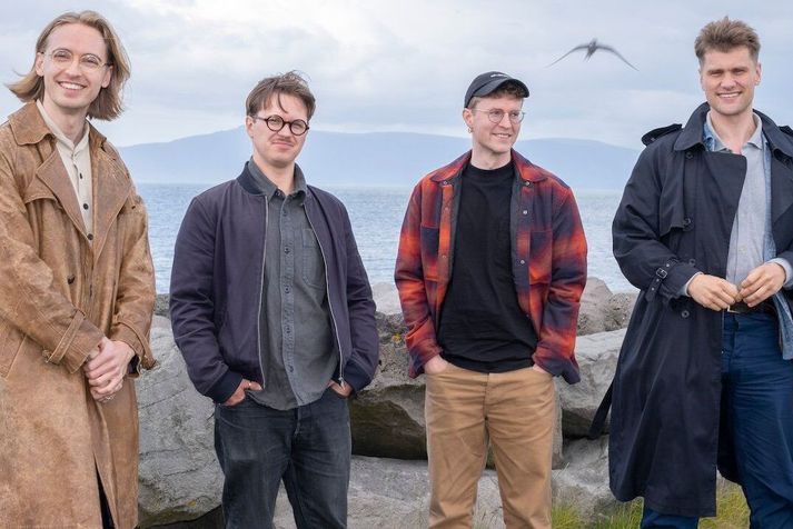 Magnús Jóhann, Bergur, Sverrir Páll og Bjarni Frímann standa að hátíðinni State of the art. 