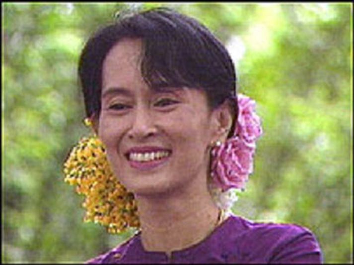 Aung San Suu Kyi.