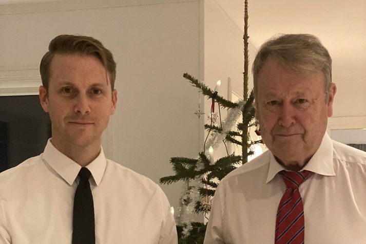 Bendik Hareide og Åge Hareide.