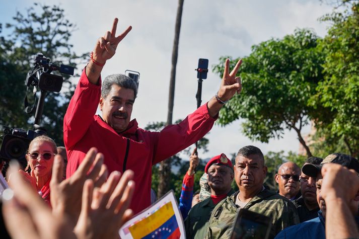 Nicolas Maduro, forseti Venesúela.