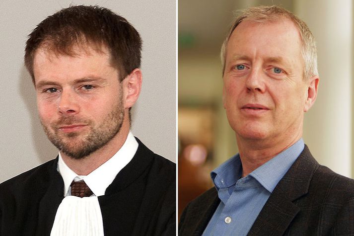 Skúli Magnússon, dósent við lagadeild Háskóla Íslands (t.v) og Ágúst Þór Árnason, deildarformaður lagadeildar Háskólans á Akureyri.