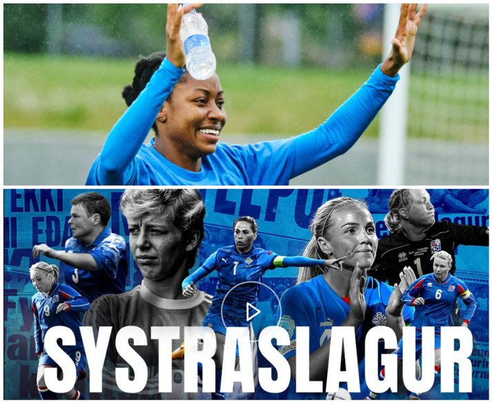 Natasha Anasi. hafði aldrei komið til Íslands þegar Ísland fór á tvö fyrstu Evrópumótin sín en vill ólm kynna sér sögu landsliðsins.