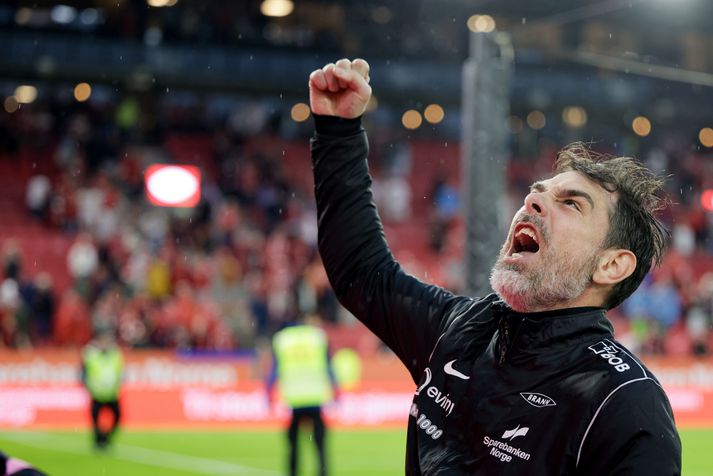 Freyr Alexandersson er þegar búinn að tryggja Brann sæti í riðlakeppni en spurningin er bara hvort það verði riðlakeppni Evrópudeildar eða riðlakeppni Sambandsdeildar.