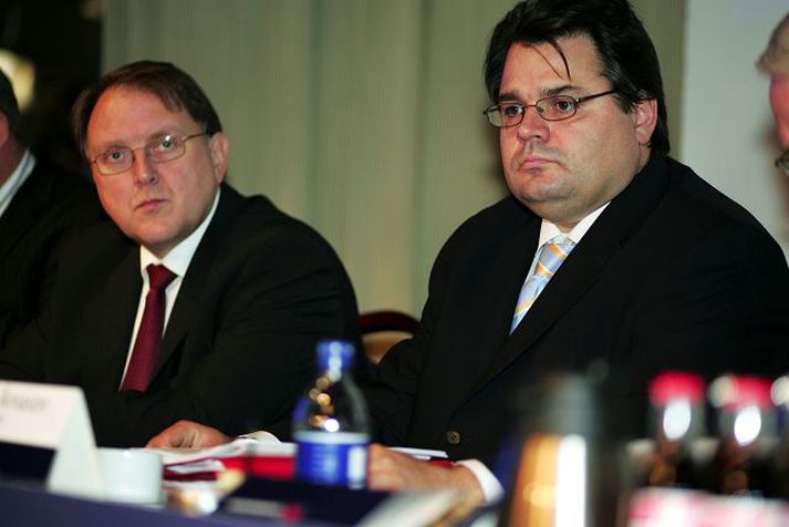 Halldór J. Kristjánsson og Sigurjón Þ. Árnasons, bankastjórar Landsbankans.