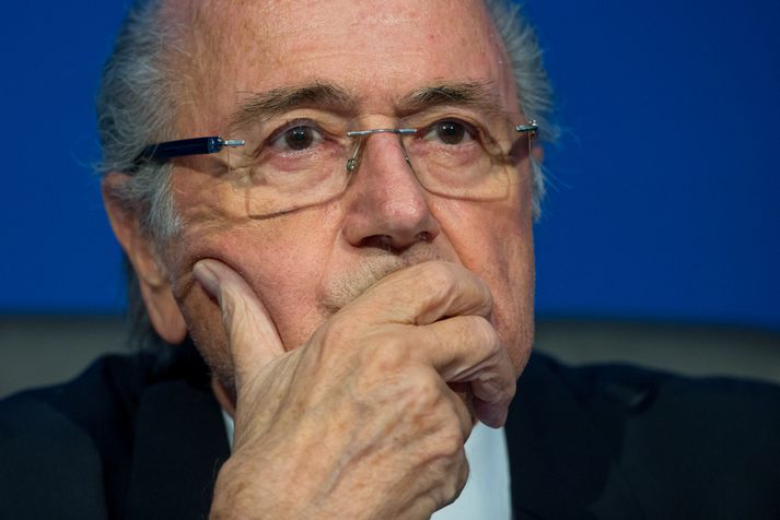 Sepp Blatter er í straffi frá FIFA.
