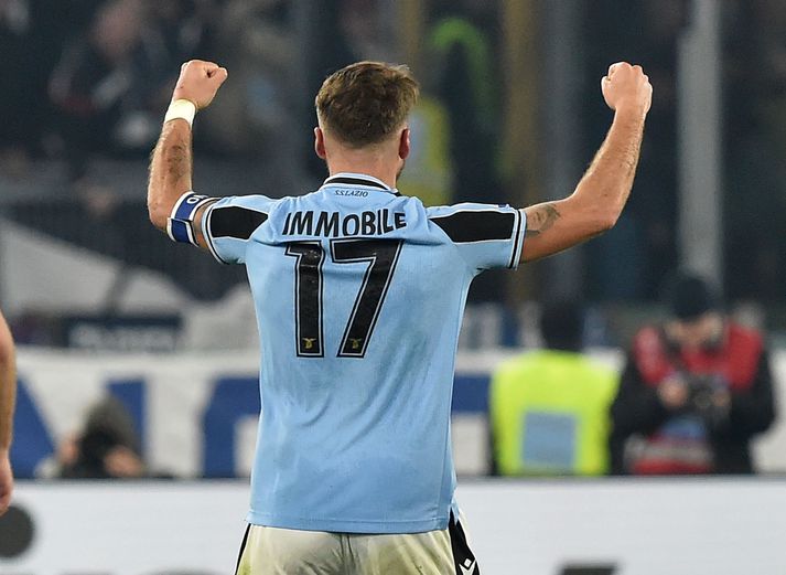 Immobile jafnaði metin fyrir Lazio í kvöld.